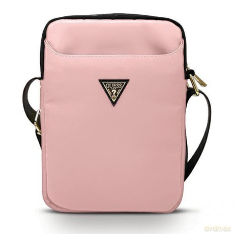 Guess Torba GUTB10NTMLLP 10" różowy /pink Nylon Triangle Logo
