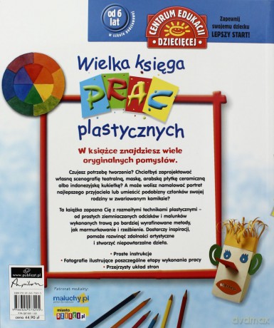 Wielka Księga Prac Plastycznych (twarda) [KSIĄŻKA]