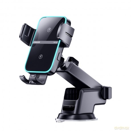 Joyroom ładowarka samochodowa z uchwytem 15W QC3.0 dwucewkowa czarny (JR-ZS246-dash)