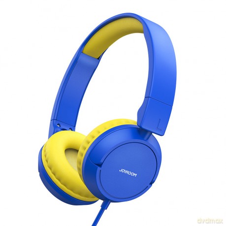 Joyroom nauszne słuchawki 3,5mm mini jack dla dzieci dziecięce niebieski (JR-HC1 blue)
