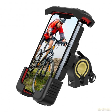 Joyroom uniwersalny rowerowy uchwyt na telefon na rower motocykl kierownicę czarny (JR-ZS264)