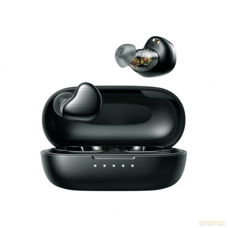 Joyroom wodoodporne IPX5 dokanałowe bezprzewodowe słuchawki Bluetooth 5.0 TWS czarny (JR-TL7)