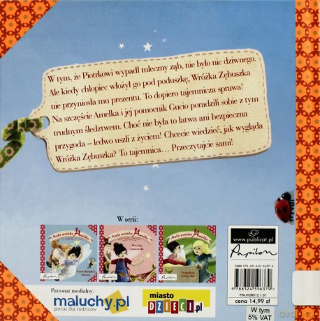 Mała Wróżka Amelka Sekret Wróżki Zębuszki (twarda) - Claire Gaudriot [KSIĄŻKA]