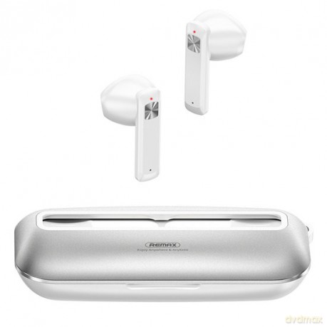 Remax bezprzewodowe słuchawki TWS bluetooth 5.0 300mAh srebrny (TWS-28)