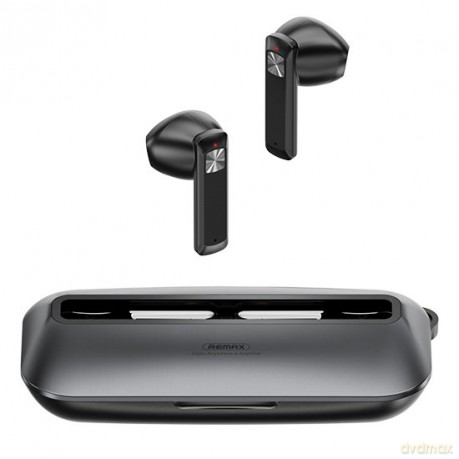 Remax bezprzewodowe słuchawki TWS bluetooth 5.0 300mAh szary (TWS-28)