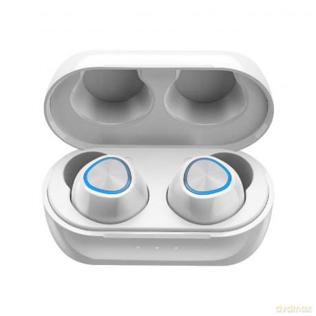 Remax dokanałowe bezprzewodowe słuchawki Bluetooth 5.0 TWS biały (TWS-16 white)