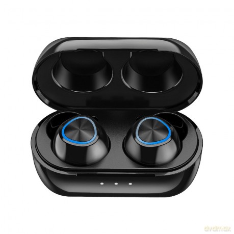 Remax dokanałowe bezprzewodowe słuchawki Bluetooth 5.0 TWS czarny (TWS-16 black)