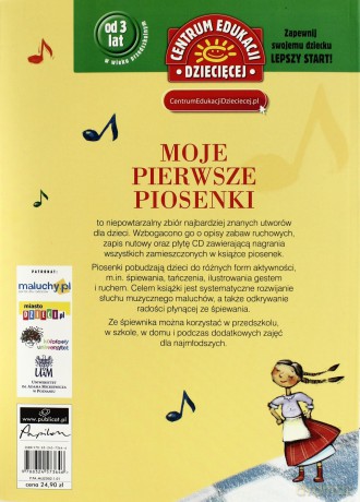 Moje Pierwsze Piosenki [KSIĄŻKA]+[CD]