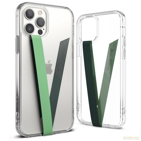 Ringke Band Strap samoprzylepny pasek uchwyt do telefonu na etui miętowy (ST54327RS)
