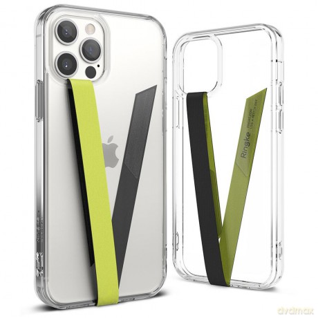 Ringke Band Strap samoprzylepny pasek uchwyt do telefonu na etui żółty (ST54341RS)