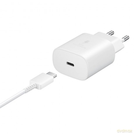 Samsung ładowarka sieciowa 25W USB Typ C + kabel USB Typ C 1m biały (EP-TA800XWEGWW)