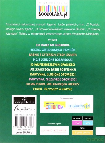 Księga Bajek Polskich (digipack) [AUDIOBOOK] [CD]