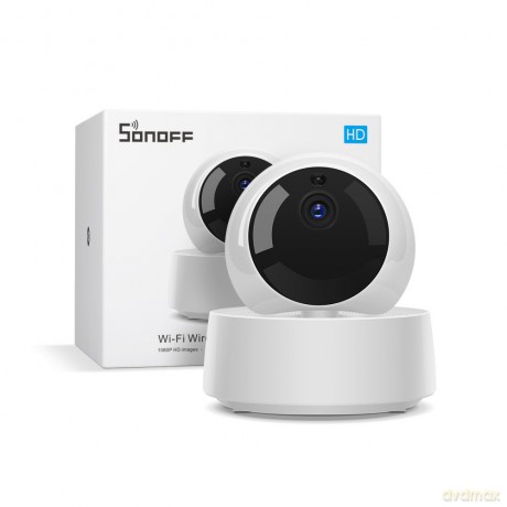 Sonoff GK-200MP2-B bezprzewodowa obrotowa (340° x 120°) kamera IP Wi-Fi internetowa monitoring Full HD 1080P biały (M0802050001)
