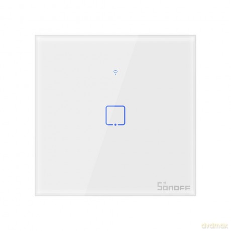 Sonoff T0EU1C-TX dotykowy włącznik światła przełącznik przycisk Wi-Fi biały (IM190314009)