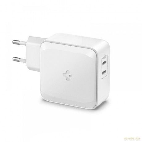 Spigen Pe2007Eu Powerarc 2-Port Network Charger Pd60W/Qc3.0 White