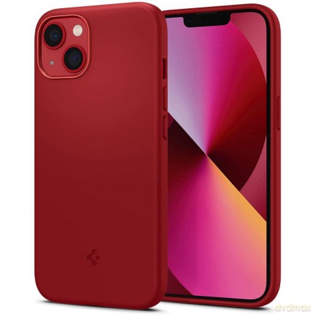 Spigen Silicone Fit Iphone 13 Mini Red