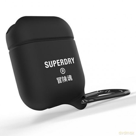 SuperDry AirPods Cover Waterproof czarny /black 41692