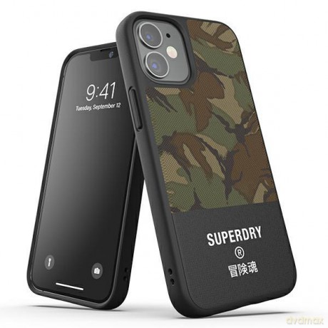 SuperDry Moulded Canvas iPhone 12 mini Case moro/camo 42587