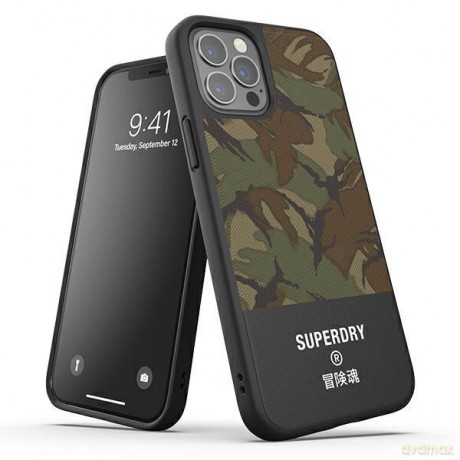 SuperDry Moulded Canvas iPhone 12/12 Pro Case moro/camo 42588