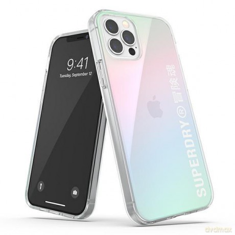 SuperDry Snap iPhone 12/12 Pro Clear Cas e Gradient 42599