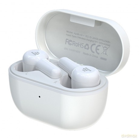 Tronsmart Apollo Air + TWS ANC dokanałowe wodoodporne bezprzewodowe słuchawki Bluetooth 5.2 biały (372453)