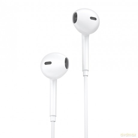 WK Design przewodowe słuchawki douszne Lightning biały (Y19 white)