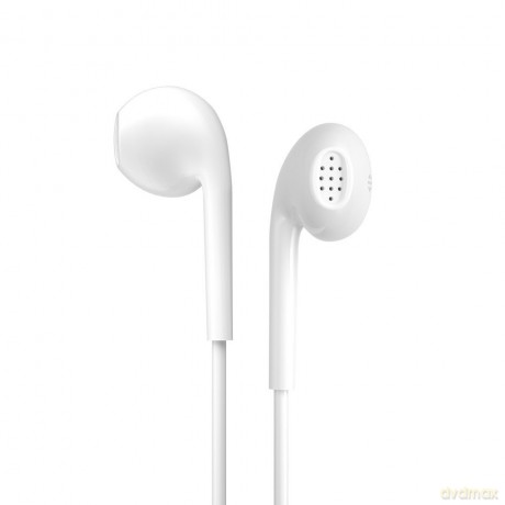 WK Design przewodowe słuchawki douszne ze złączem USB Typ C biały (Y12 white)