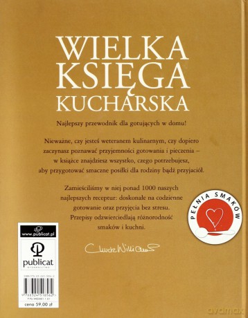 Wielka Księga Kucharska.Gotujemy W Domu (twarda) - Williams Sonoma [KSIĄŻKA]