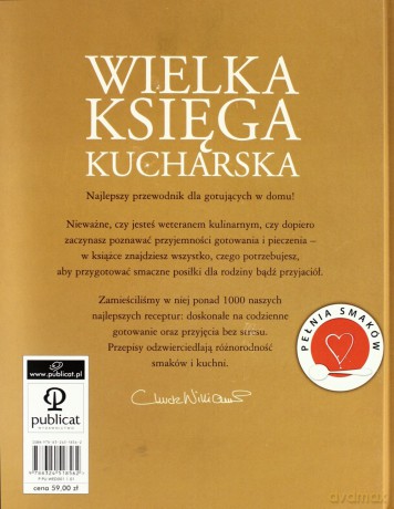 Wielka Księga Kucharska.Gotujemy W Domu (twarda) - Williams Sonoma [KSIĄŻKA]