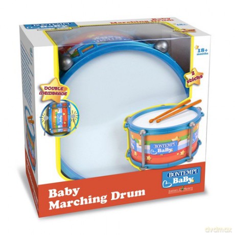 Bęben marszowy z pałeczkami