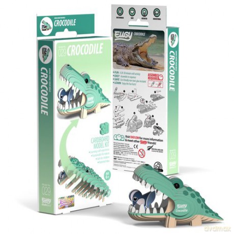 Krokodyl Eugy Eko Układanka 3D