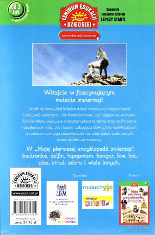 Moja Pierwsza Encyklopedia Zwierząt (twarda) - Marta Kotecka [KSIĄŻKA]
