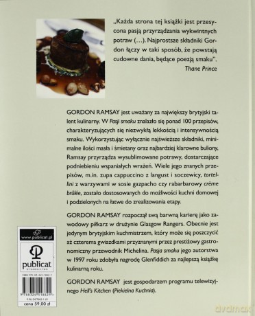 Pasja Smaku Przepisy Z Restauracji Aubergina (twarda) - Gordon Ramsay [KSIĄŻKA]