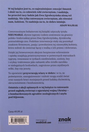 Nieumarłe Na ratunek lwom, tygrysom i innym czworonożnym przyjaciołom - Ewa Zgrabczyńska [KSIĄŻKA]