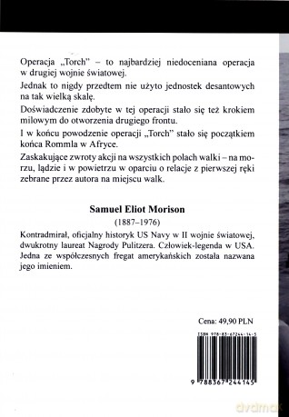 Operacje na wodach północnoafrykańskich - Samuel Eliot Morison [KSIĄŻKA]