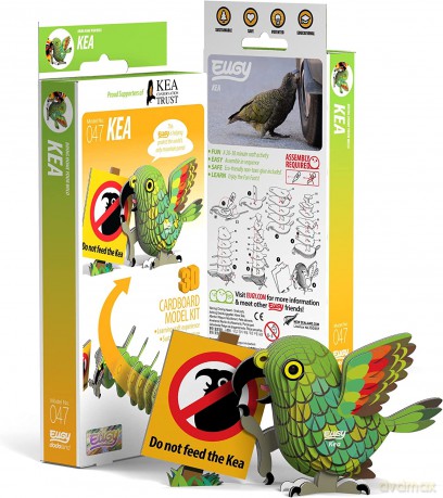 Papuga Kea Eugy Eko Układanka 3D