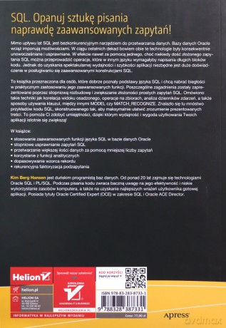 Praktyczna nauka SQL dla Oracle. - Kim Berg Hansen [KSIĄŻKA]