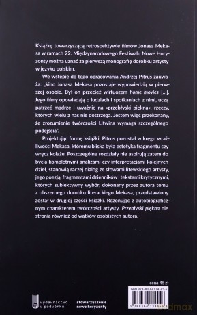 Przebłyski piękna Spotkania z Jonasem Mekasem - Andrzej Pitrus [KSIĄŻKA]