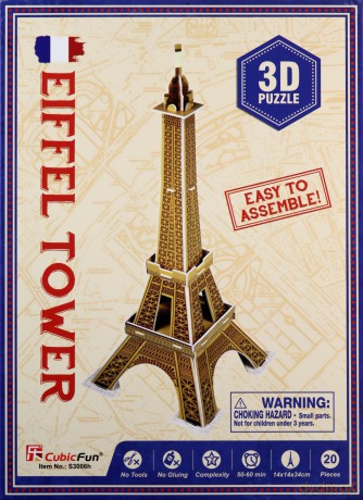 Puzzle 3D Eiffel Tower