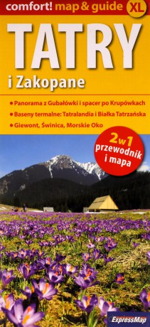 Tatry i Zakopane laminowany map&guide 2w1: przewodnik i mapa