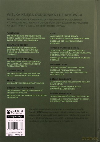 Wielka księga ogrodnika i działkowca Praktyczny poradnik - Wolfgang Kawollek [KSIĄŻKA]