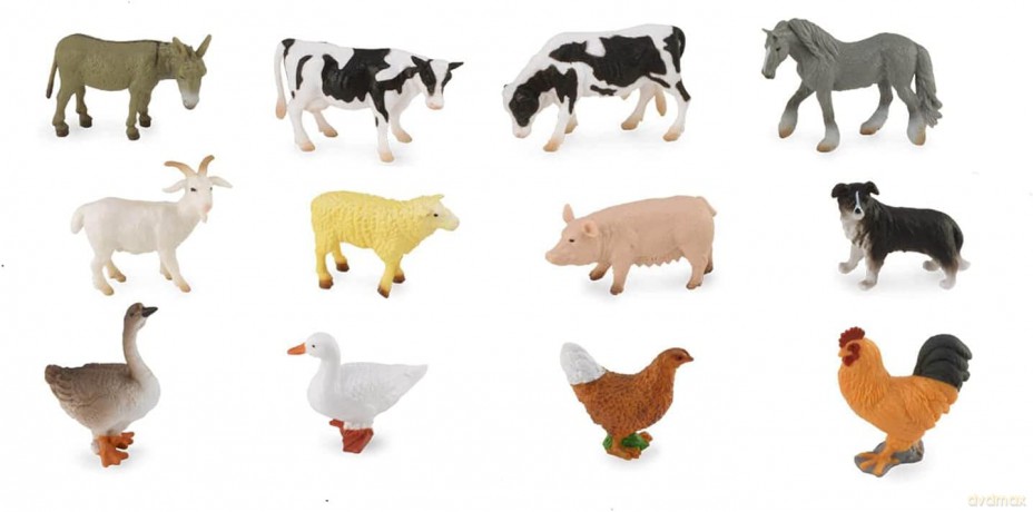 Zwierzęta na farmie mini box