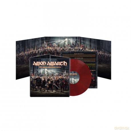 Amon Amarth: The Great Heathen Army (Blood Red Marbled) [Winyl]