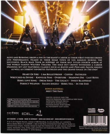Black Veil Brides: Alive And Burning [Blu-Ray]