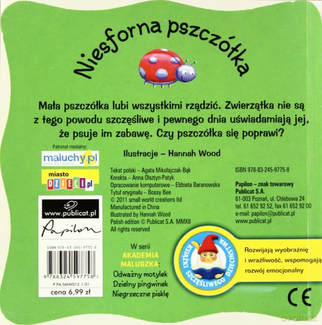 Akademia Maluszka Niesforna Pszczółka (twarda) [KSIĄŻKA]
