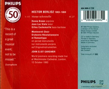 50 Philips: Berlioz: Messe Solonelle [CD]