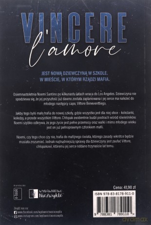 Dziedzictwo mafii (Tom 1) Vincere l'amore - Anna Wilman [KSIĄŻKA]