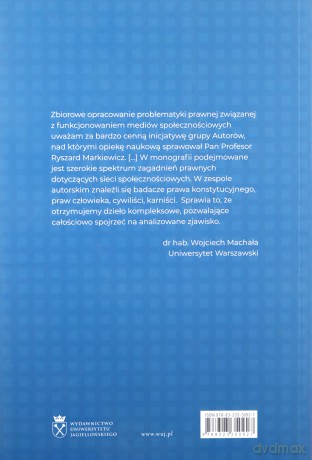 Prawo a media społecznościowe [KSIĄŻKA]