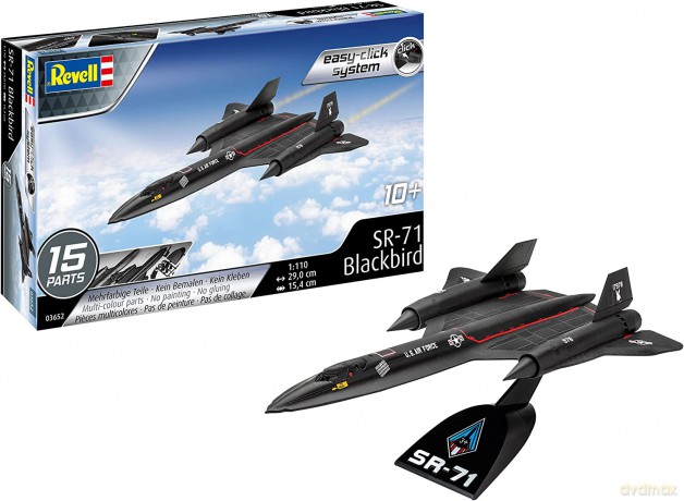 Model plastikowy SR-71 Blackbird Easy-Click 1/110