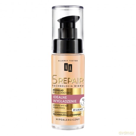 AA Technologia Wieku 5 Repair podkład pielęgnacyjny Idealne Wygładzenie - 01 Light 30 ml